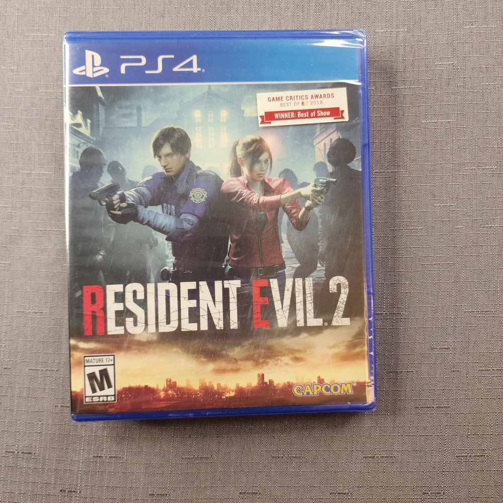 Resident Evil 2 PS4 Video Game Capcom PlayStation 4 New Sealed 56052E